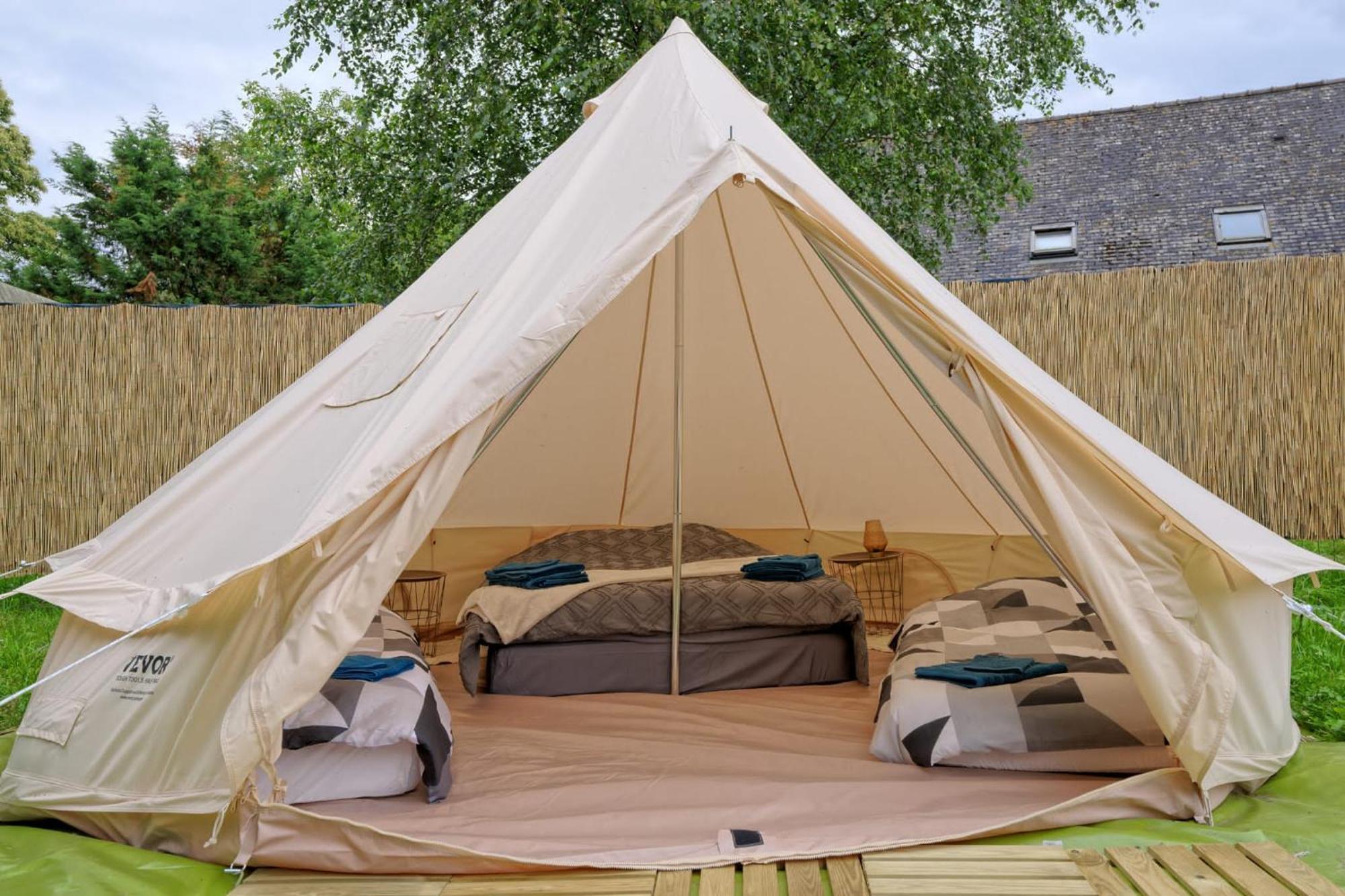 Tipi Experience L'Echappee Belle Saint-Maudez Exterior foto