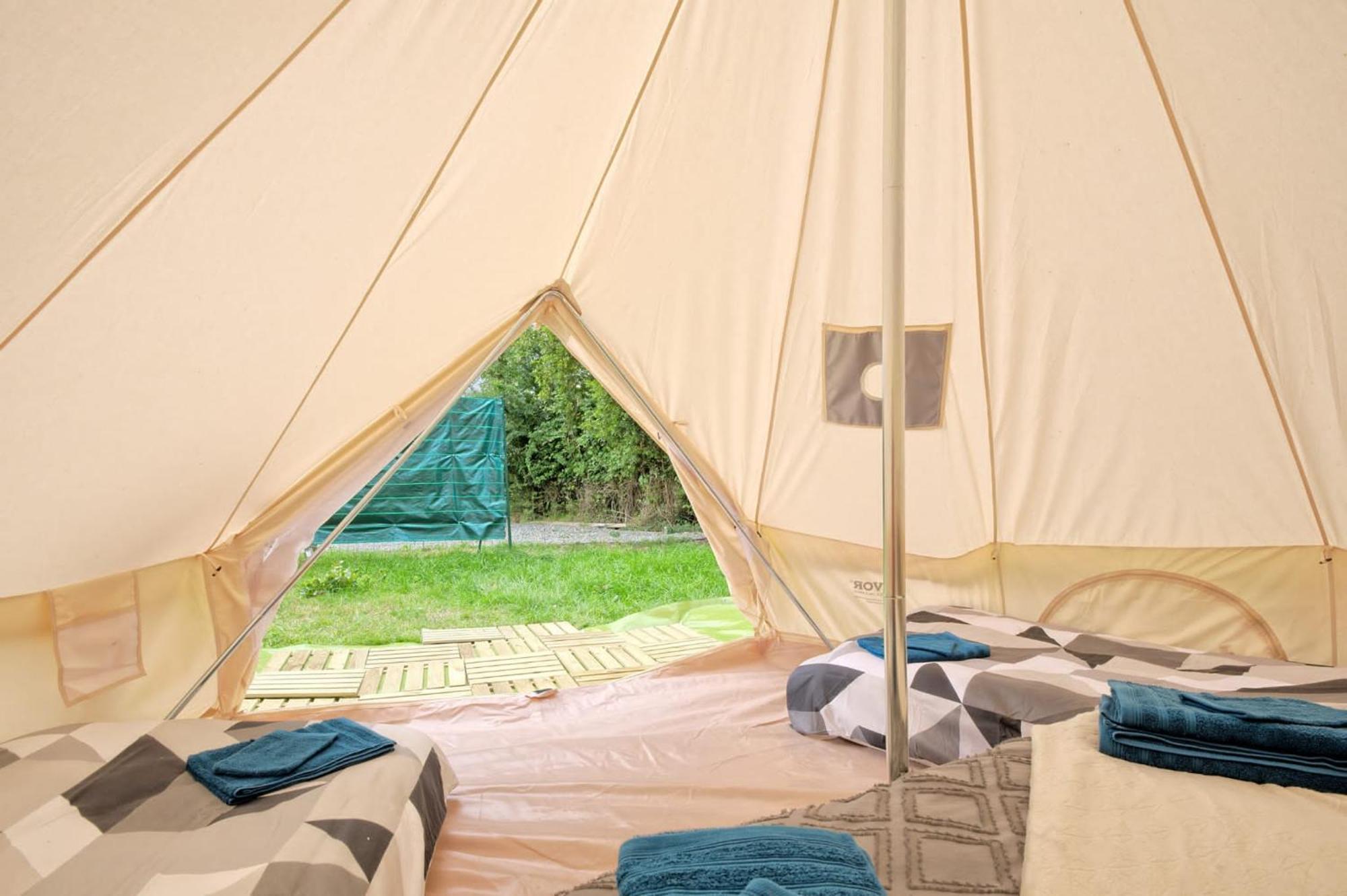 Tipi Experience L'Echappee Belle Saint-Maudez Exterior foto
