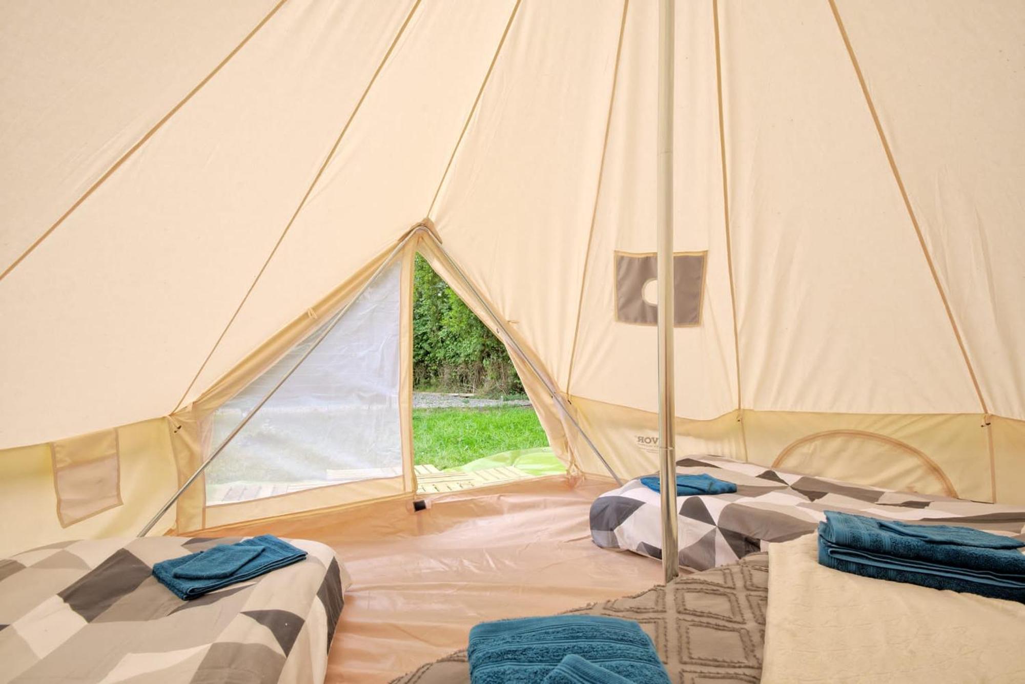 Tipi Experience L'Echappee Belle Saint-Maudez Exterior foto